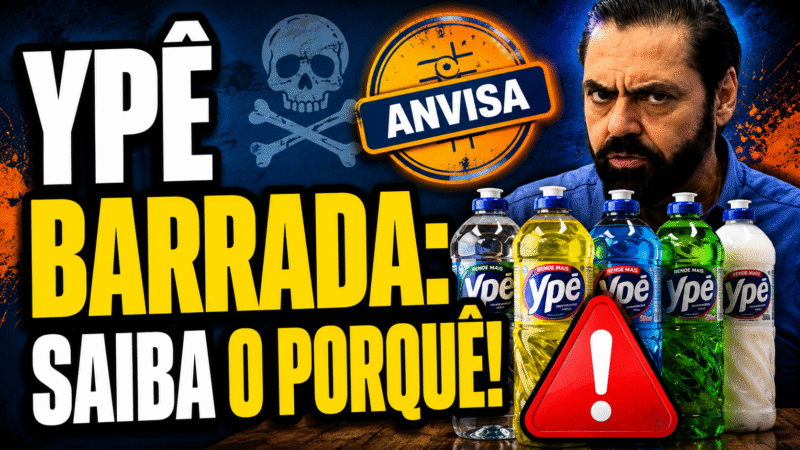 VIGILÂNCIA SANITÁRIA fecha linha da YPÊ por SUJEIRA e BACTÉRIA na fábrica! VEJA ANTES QUE SEJA TARDE