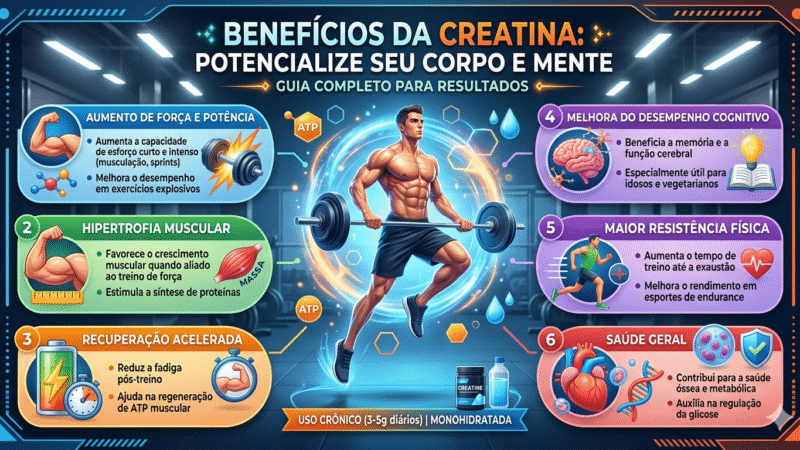 💥 Creatina turbina cérebro e músculos? O que a ciência mais recente realmente revela