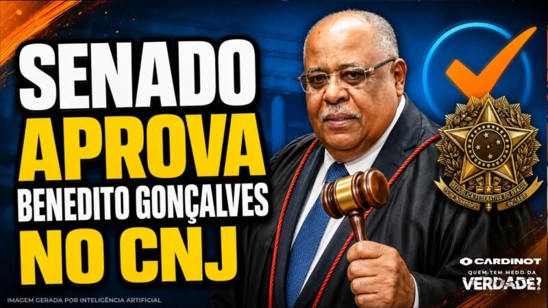 BENEDITO GONÇALVES é APROVADO pelo SENADO como CORREGEDOR DO CNJ!