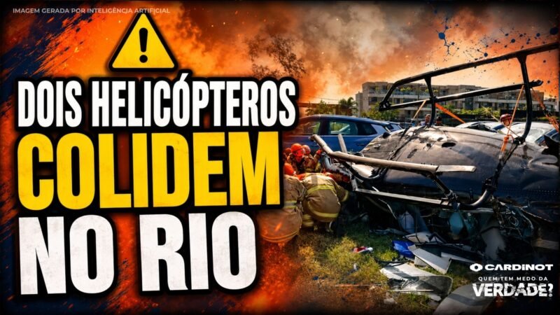 Dois HELICÓPTEROS COLIDEM no AR e DEIXAM 6 MORTOS!