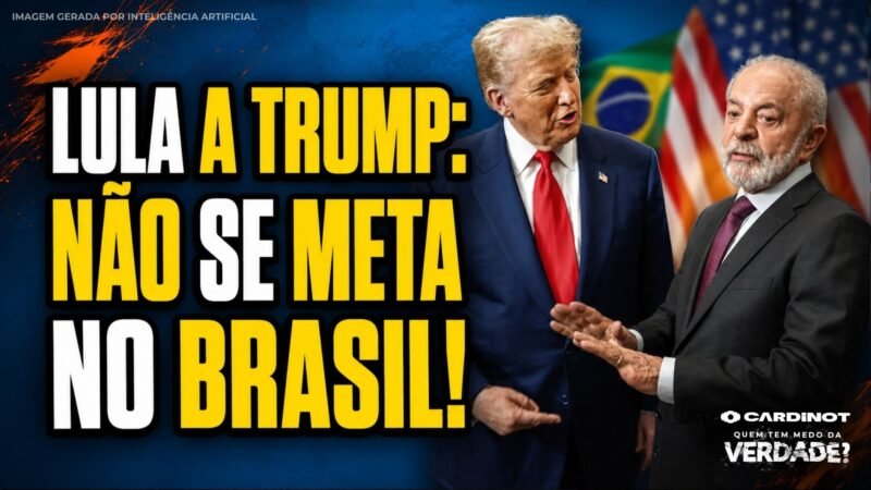 TRUMP LULA DIPLOMACIA: Lula manda RECADO a TRUMP sobre as ELEIÇÕES do BRASIL!