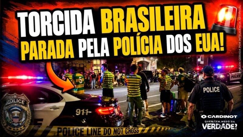 Torcida Brasileira Faz Festa nas Ruas e a Polícia Para Tudo