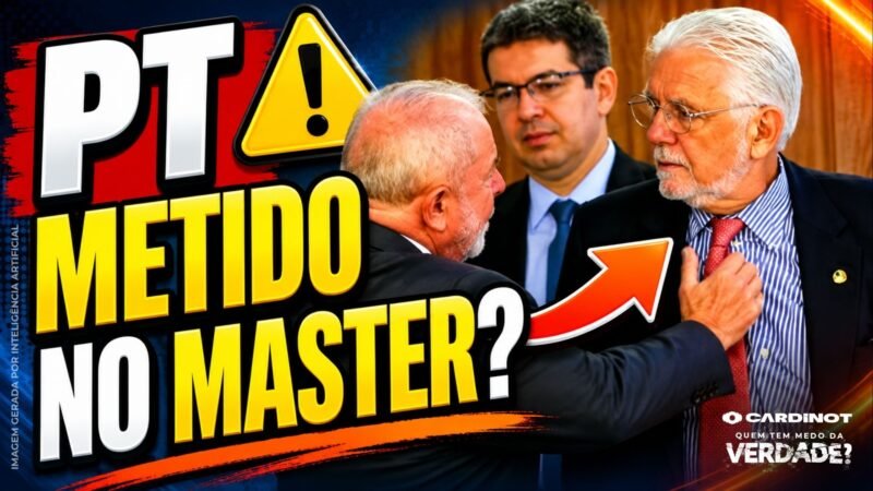 O CASO MASTER ATINGE O PT e AUMENTA a PRESSÃO POLÍTICA sobre LULA!