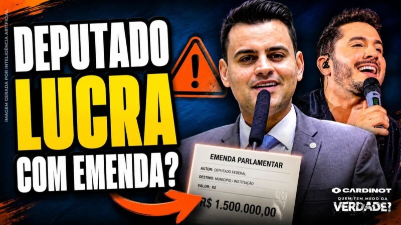 ESCÂNDALO: R$ 1,5 MILHÃO em EMENDAS de DEPUTADO foram para SHOWS do SEU PRÓPRIO SÓCIO!