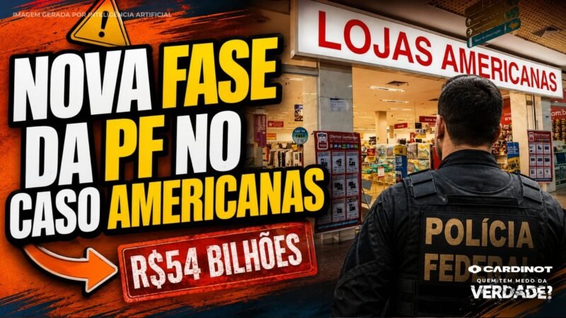 Operação da PF Bloqueia R$54 Bilhões dos Donos das Americanas