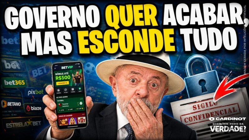 LULA DA SILVA Quer ACABAR com as BETS, mas ESCONDE Documentos por 100 ANOS!