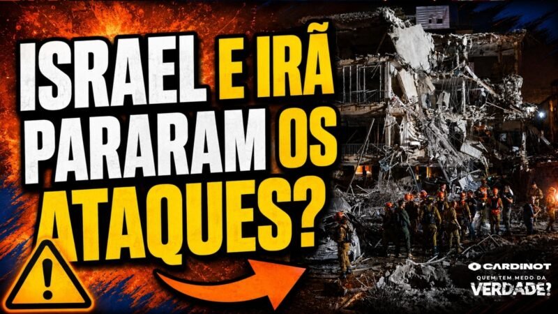 ISRAEL SUSPENDE ATAQUES ao IRÃ no ORIENTE MÉDIO após PRESSÃO dos EUA