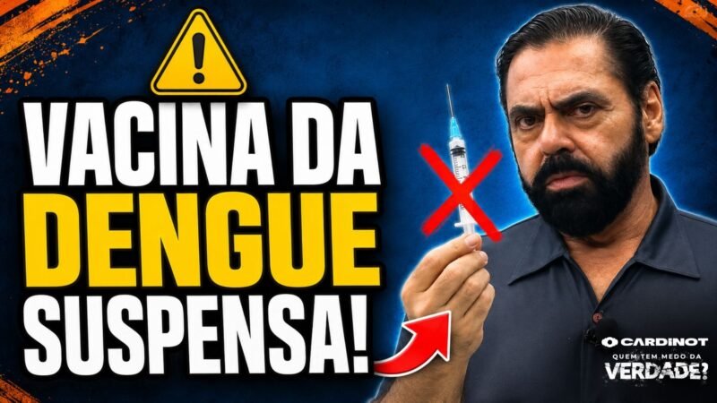 VACINA do BUTANTAN contra a DENGUE é SUSPENSA após REAÇÕES GRAVES! ENTENDA AGORA