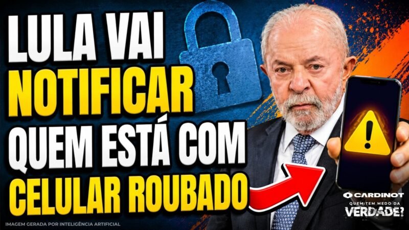 TELEFONE SEGURO: LULA Anuncia MENSAGENS para CELULAR ROUBADO!