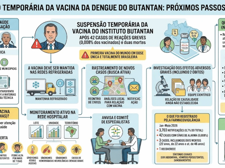 Governo suspende vacina da dengue do Butantan após mortes sob investigação; entenda o que acontece agora