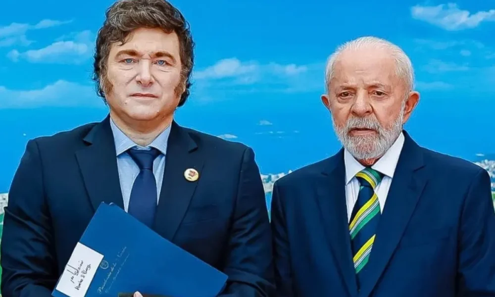 Presidente Lula e o presidente argentino Javier Milei