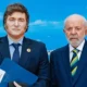 Presidente Lula e o presidente argentino Javier Milei