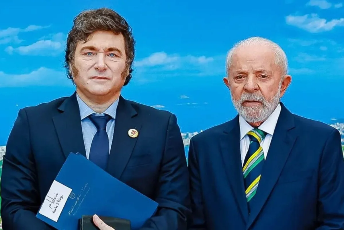Presidente Lula e o presidente argentino Javier Milei