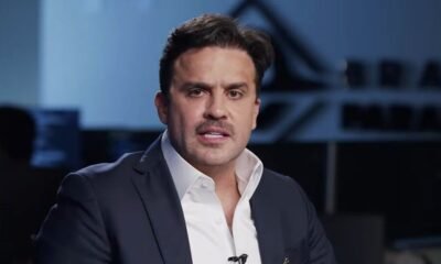 Pablo Marçal durante entrevista em Brasília