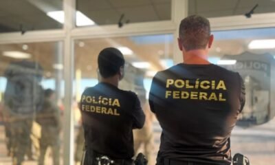 Polícia Federal durante ação relacionada à Operação Mamon