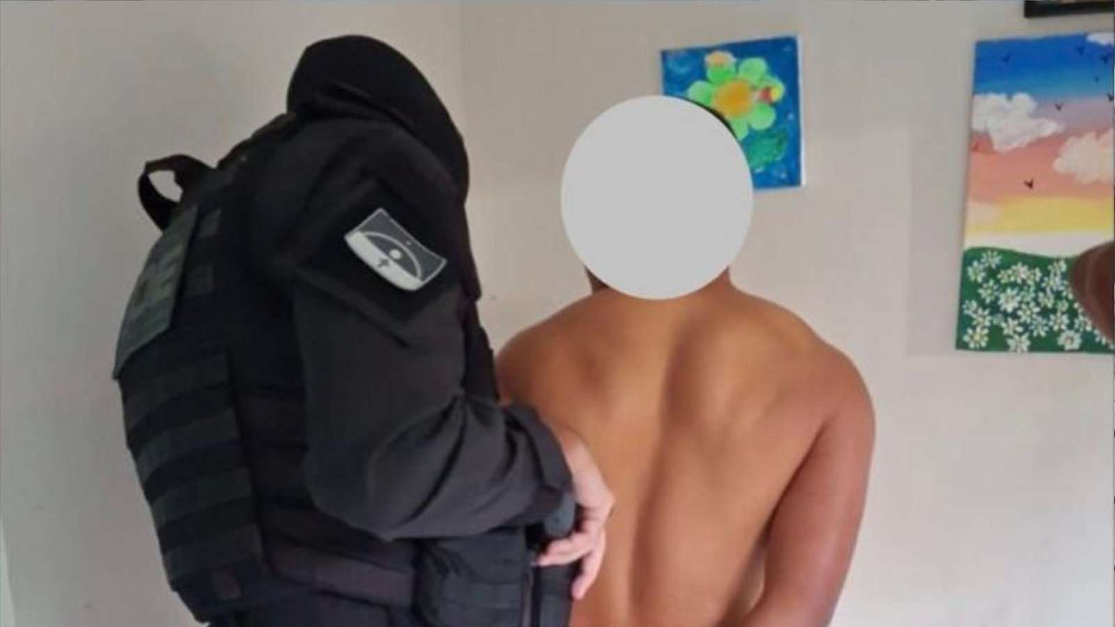 Policial durante a Operação Controle Paralelo em Pernambuco