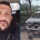 Welmiton de Arimatéia Silva e carro encontrado queimado em Caruaru