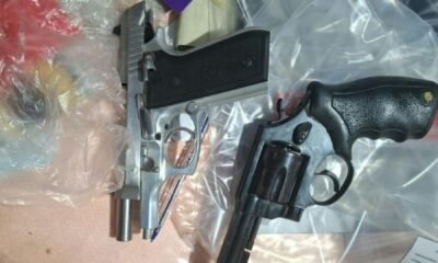 Armas apreendidas na Operação Pátrio Veneno.