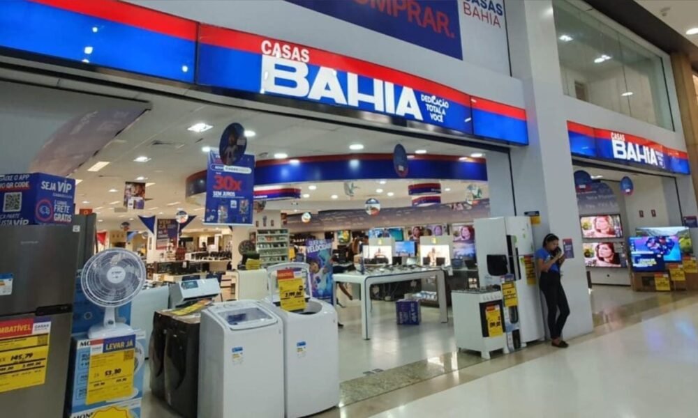 Fachada de uma loja da Casas Bahia