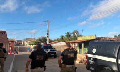 Policiais durante a Operação Salve Geral em Pernambuco