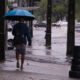 Chuva forte atinge bairros do Recife durante alerta meteorológico