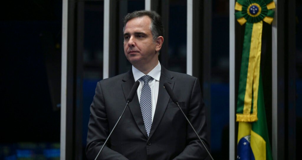 Rodrigo Pacheco durante sessão no Senado Federal - Foto: Reprodução