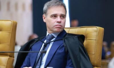 André Mendonça durante sessão do Supremo Tribunal Federal