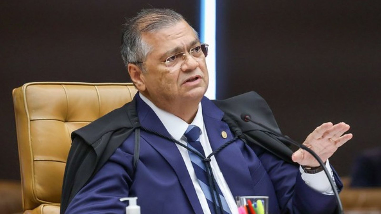 Flávio Dino durante sessão no Supremo Tribunal Federal