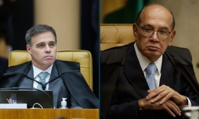 André Mendonça e Gilmar Mendes durante embate no STF sobre o caso Master