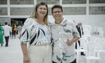 Elane Salgado e Joia Salgado durante evento em Salgadinho