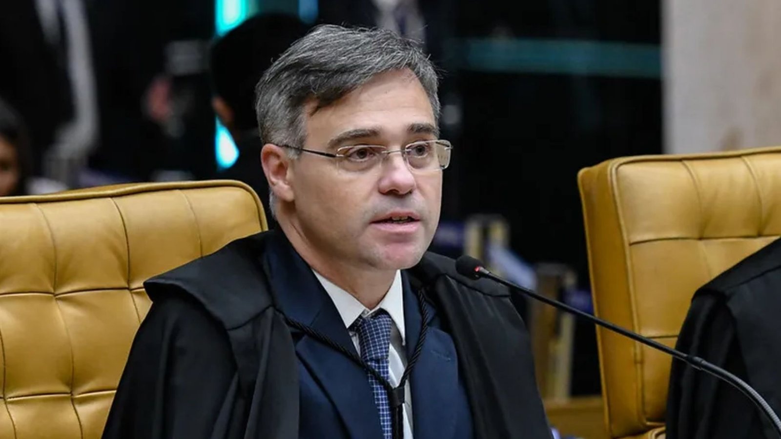 André Mendonça durante sessão do Supremo Tribunal Federal