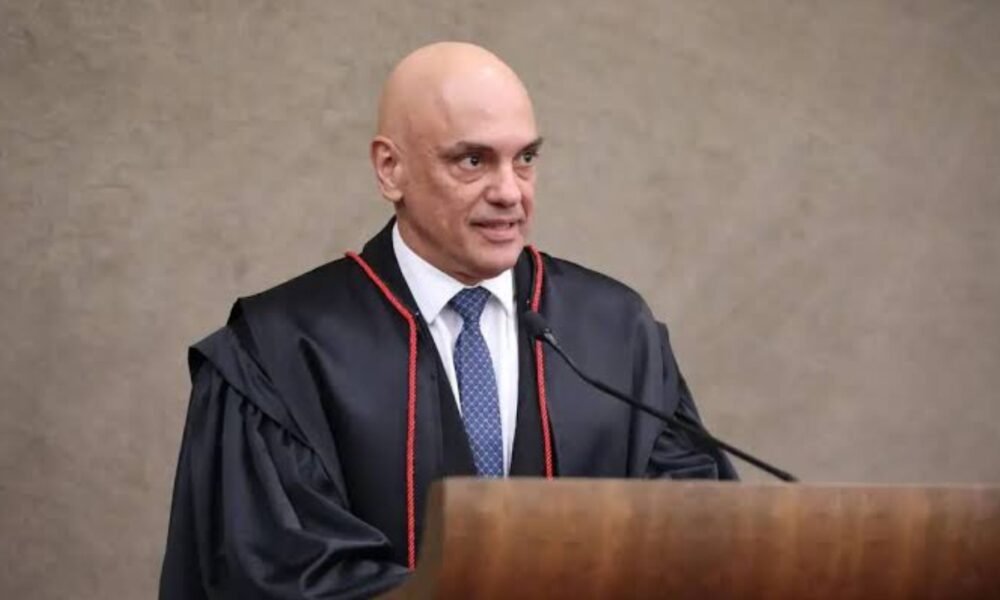 Ministro do STF durante pronunciamento