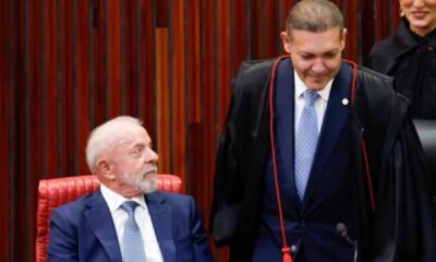 Lula e Nunes Marques no TSE