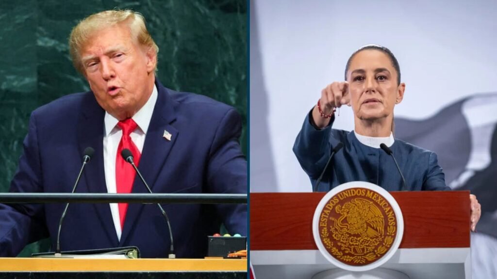 Trump e Claudia Sheinbaum discutem combate aos cartéis