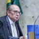 Gilmar Mendes durante sessão no STF