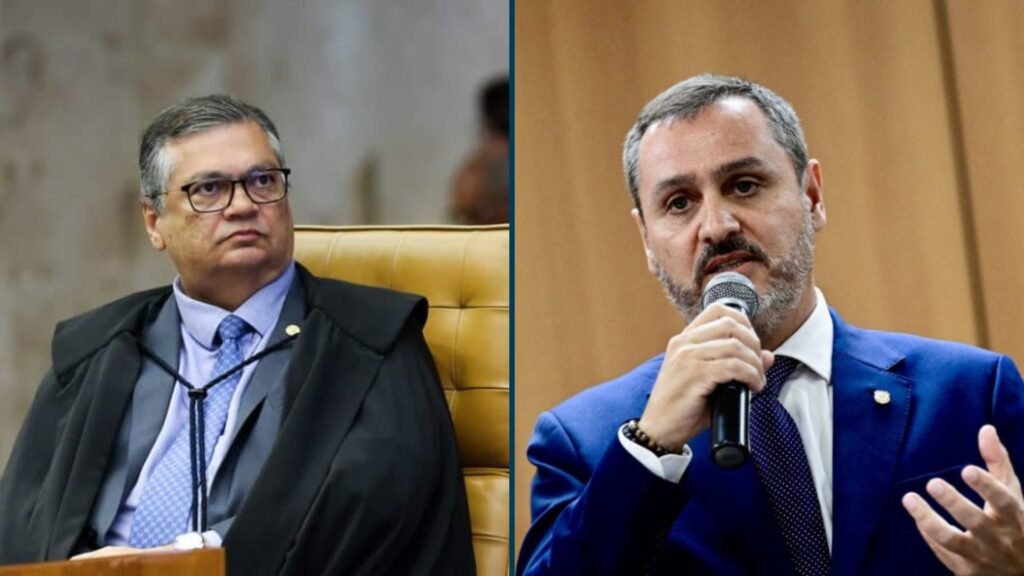 Flávio Dino e Andrei Rodrigues, diretor-geral da Polícia Federal