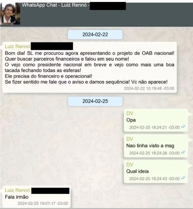 Conversa sobre o projeto OAB Nacional