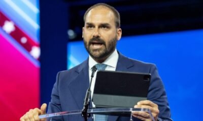 Eduardo Bolsonaro em evento nos Estados Unidos