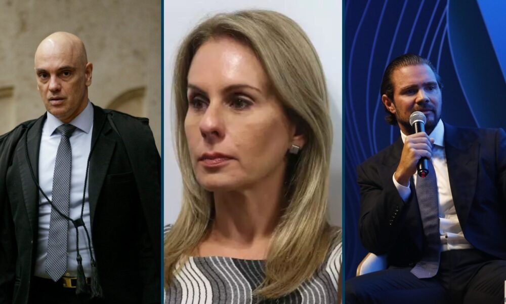 Alexandre de Moraes, Viviane Barci de Moraes e Daniel Vorcaro