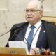 Edson Fachin durante sessão no Supremo Tribunal Federal