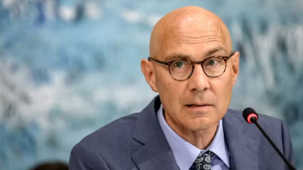 Volker Türk durante sessão do Conselho de Direitos Humanos da ONU