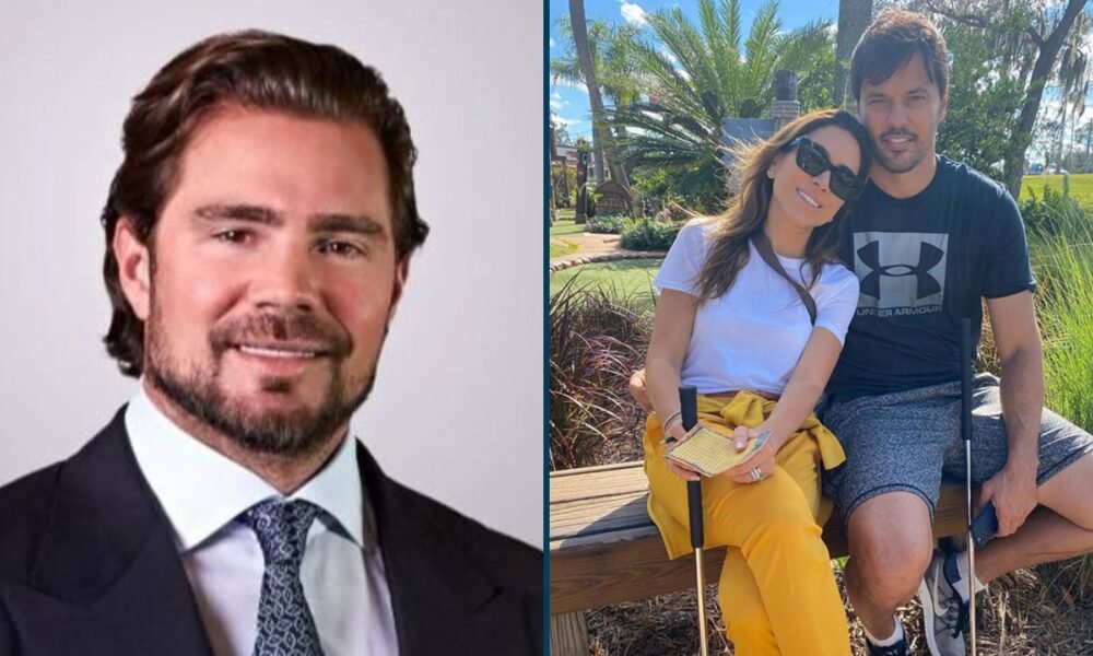 Montagem com Daniel Vorcaro, Fábio Faria e Patrícia Abravanel