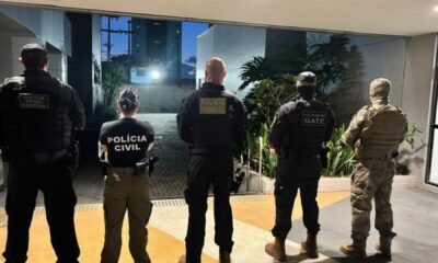 Forças de segurança atuam em operação contra o crime organizado
