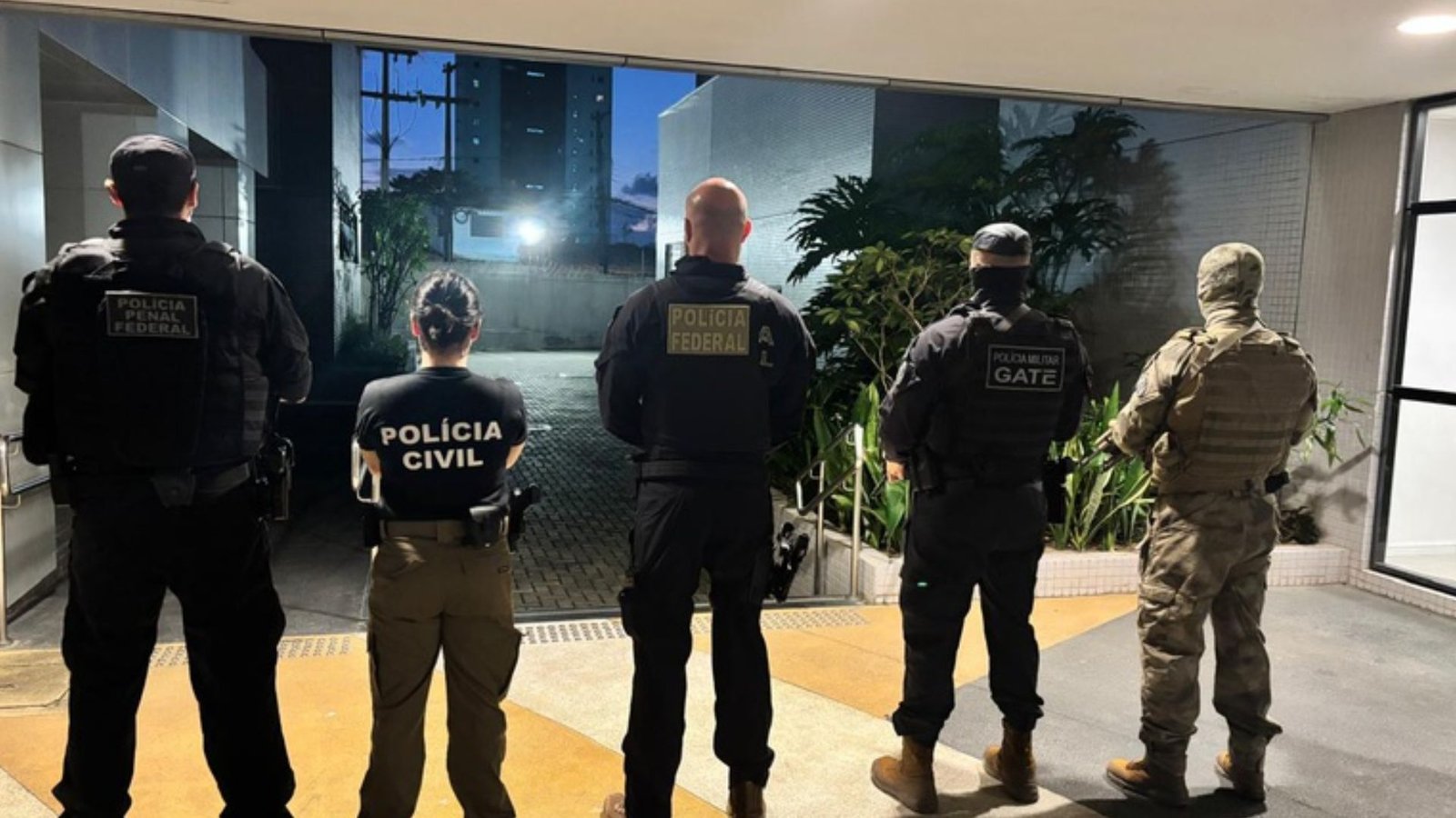 Forças de segurança atuam em operação contra o crime organizado