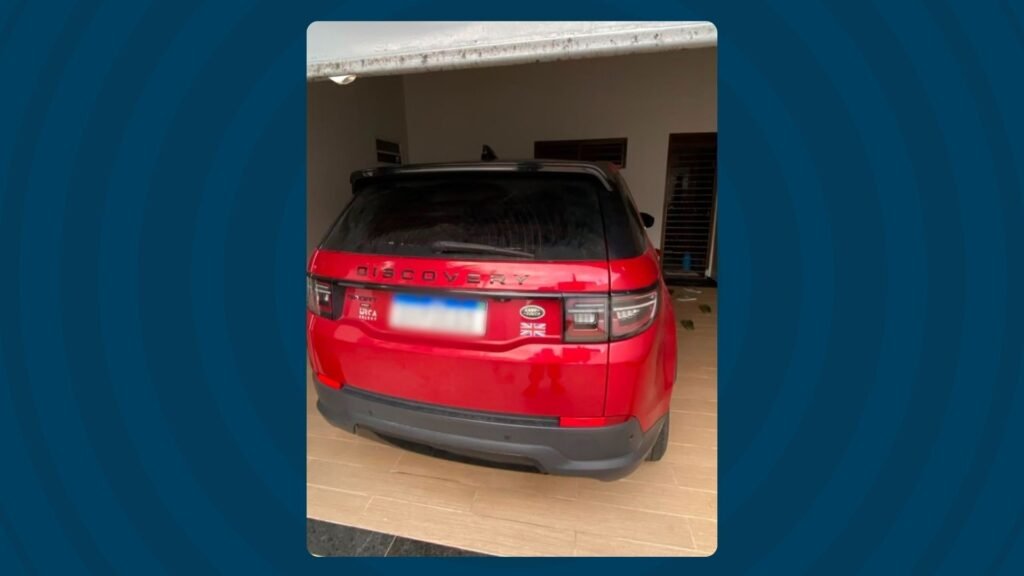 Land Rover encontrada em operação contra o crime organizado