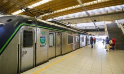 Trem da Linha Sul do Metrô do Recife