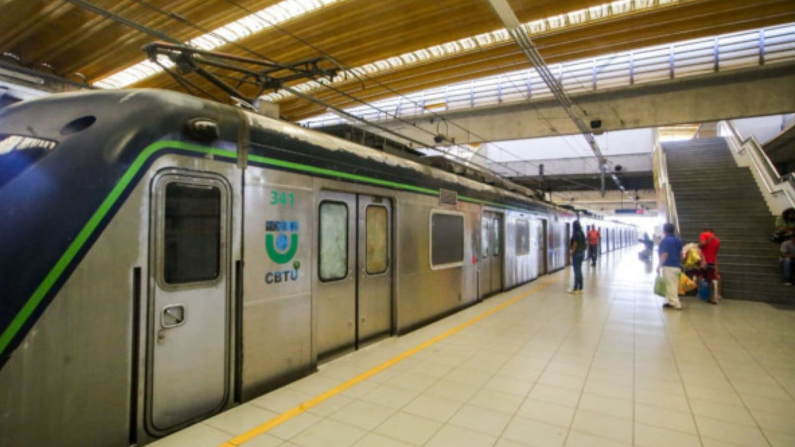 Trem da Linha Sul do Metrô do Recife