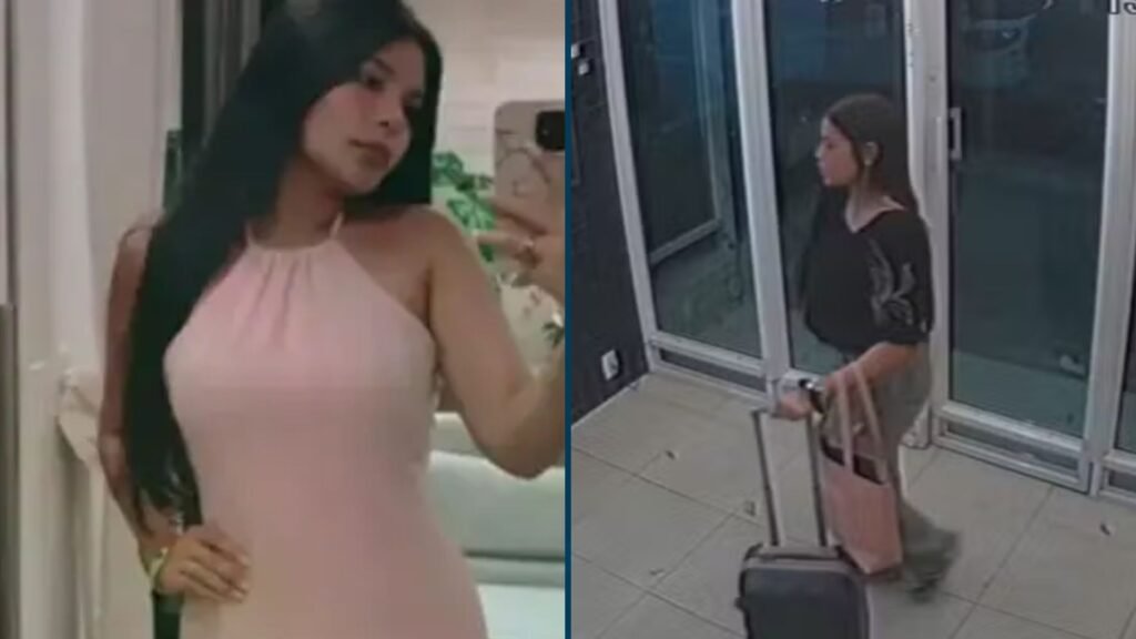 Isabelle Caracristi em dois registros pessoais