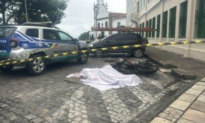 Local do homicídio no Alto da Sé, em Olinda