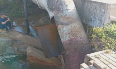 Adutora rompe na BR-101 e provoca transtornos no Grande Recife
